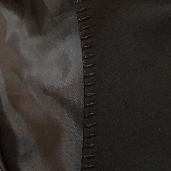 CHICO Black Vest with black & tan/gold patterned back 💐 - Picture 6 of 11